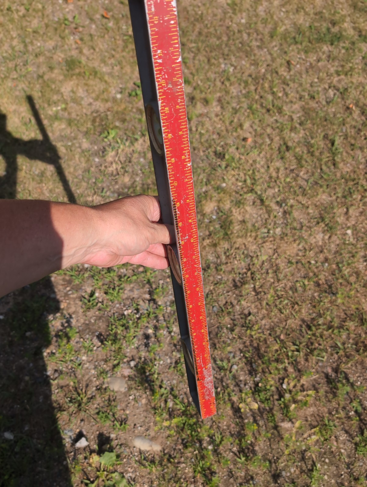 Mayes Bros Tool Vintage Aluminum Metal 24″ Red Level