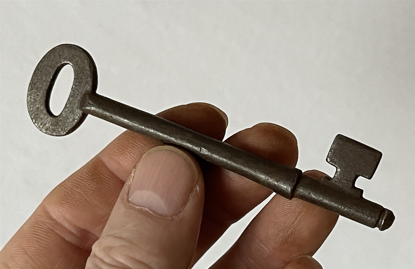 Vintage Antique Metal Skeleton / Ornament / Escape Room Key ~ 9.5cm Long #pC720