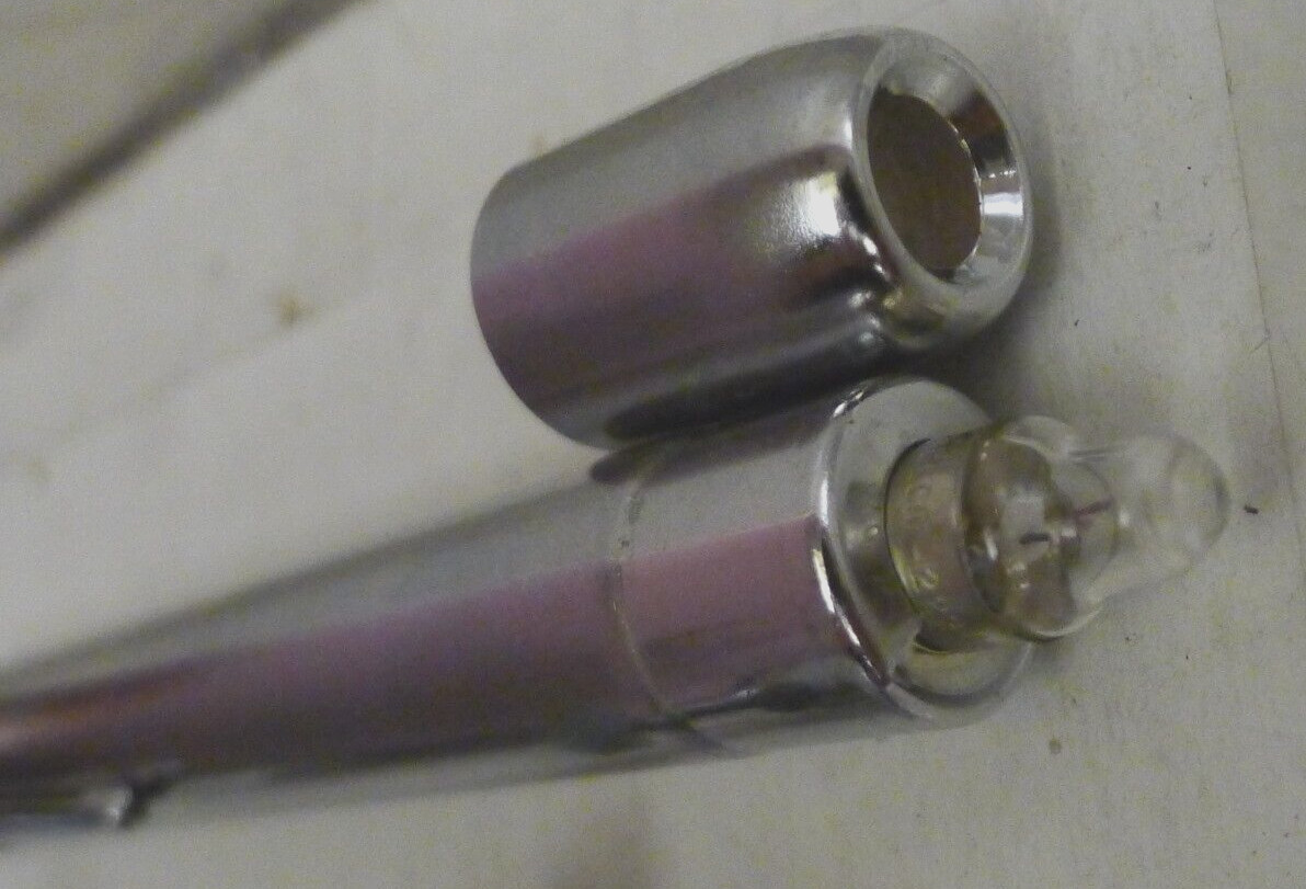 Ray-O-Vac Penlight C19-S Flashlight Toggle Switch Model w/Rare Attachment-TESTED