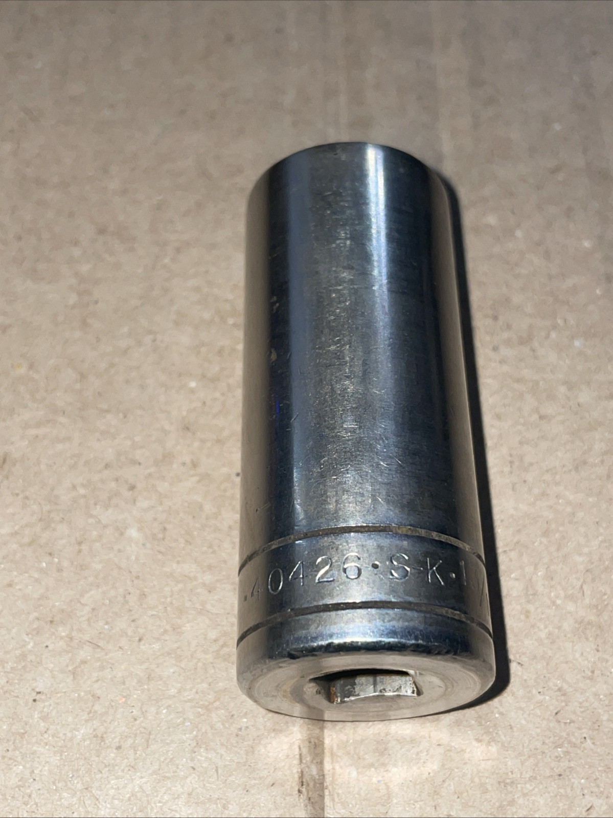 Vintage S-K #40426 13/16” deep well socket 6-point 1/2” drive