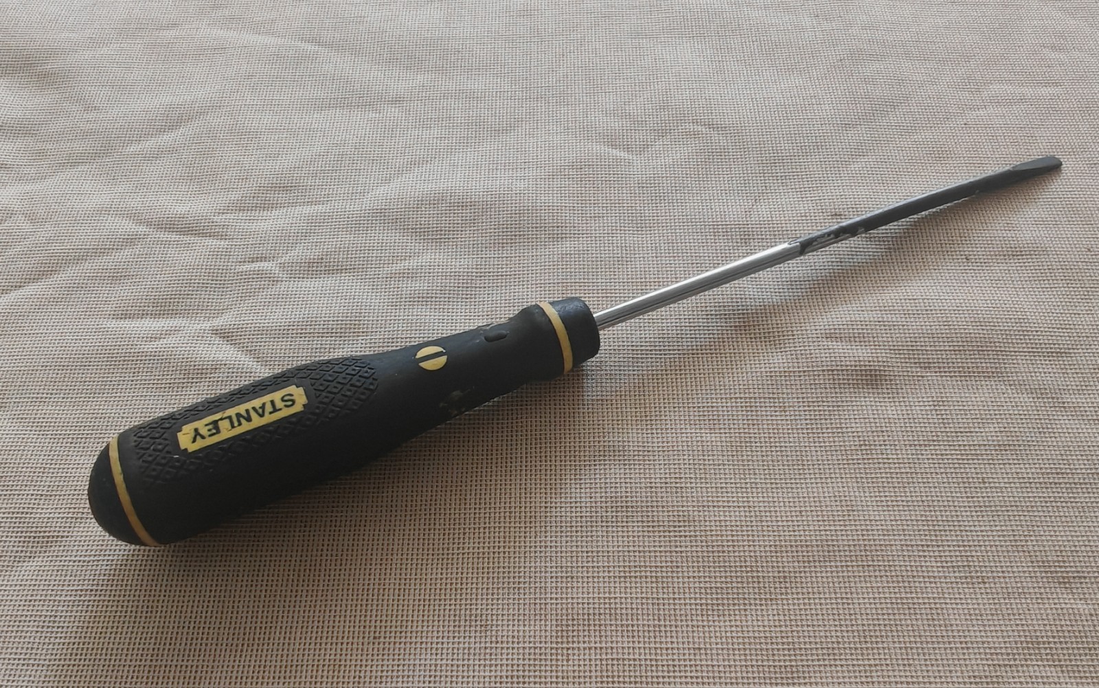 Stanley Flat Head Screwdriver 27cm Long Reach Vintage Hand Tool Slotted Driver