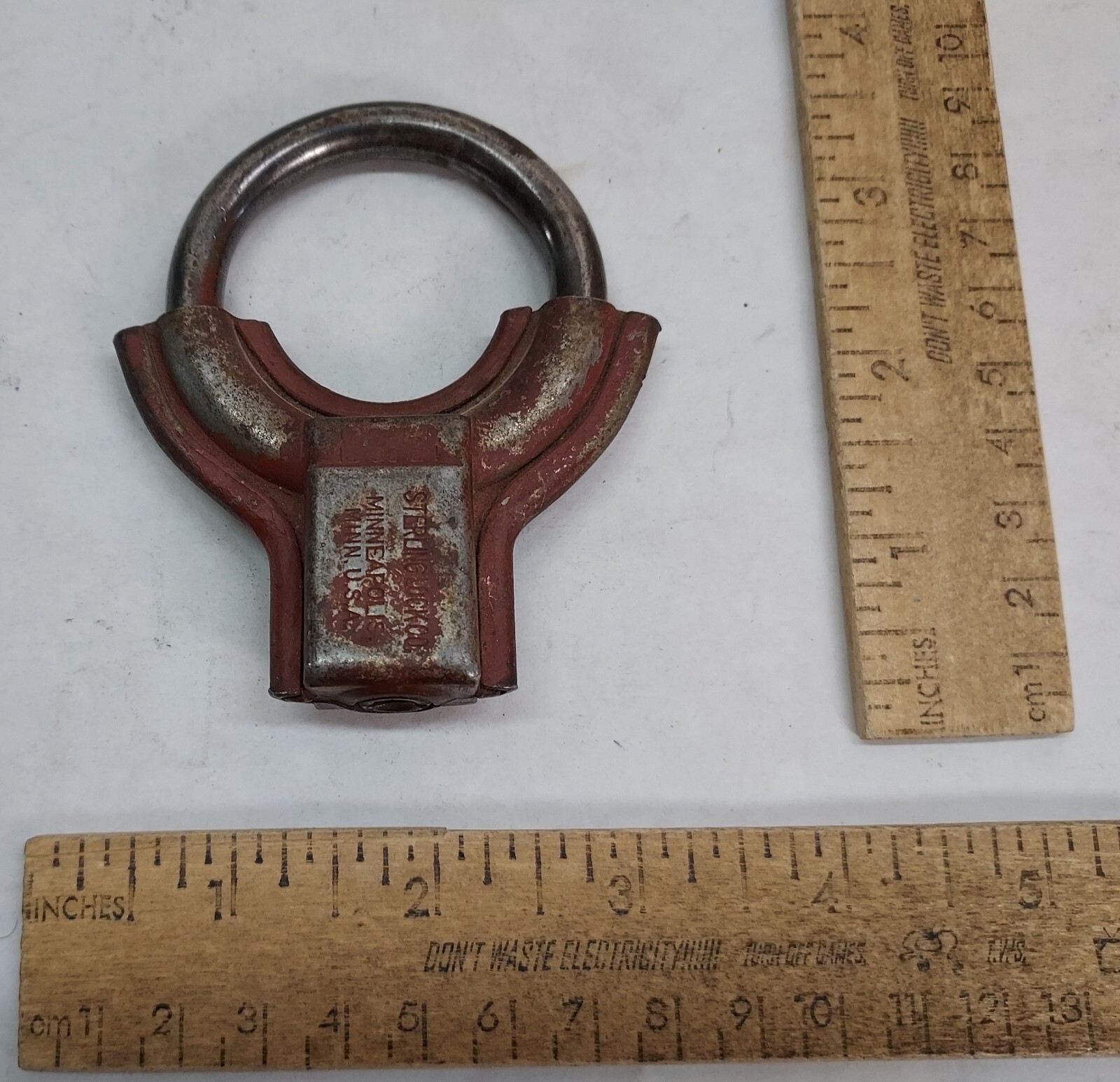 STERLING – STERLING LOCK CO – vintage PADLOCK – NO KEY – listing #5681