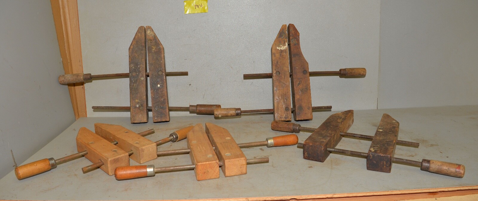 5 Adjustable Clamp Co Jorgensen & more wood workers cabinet maker tool lot M4