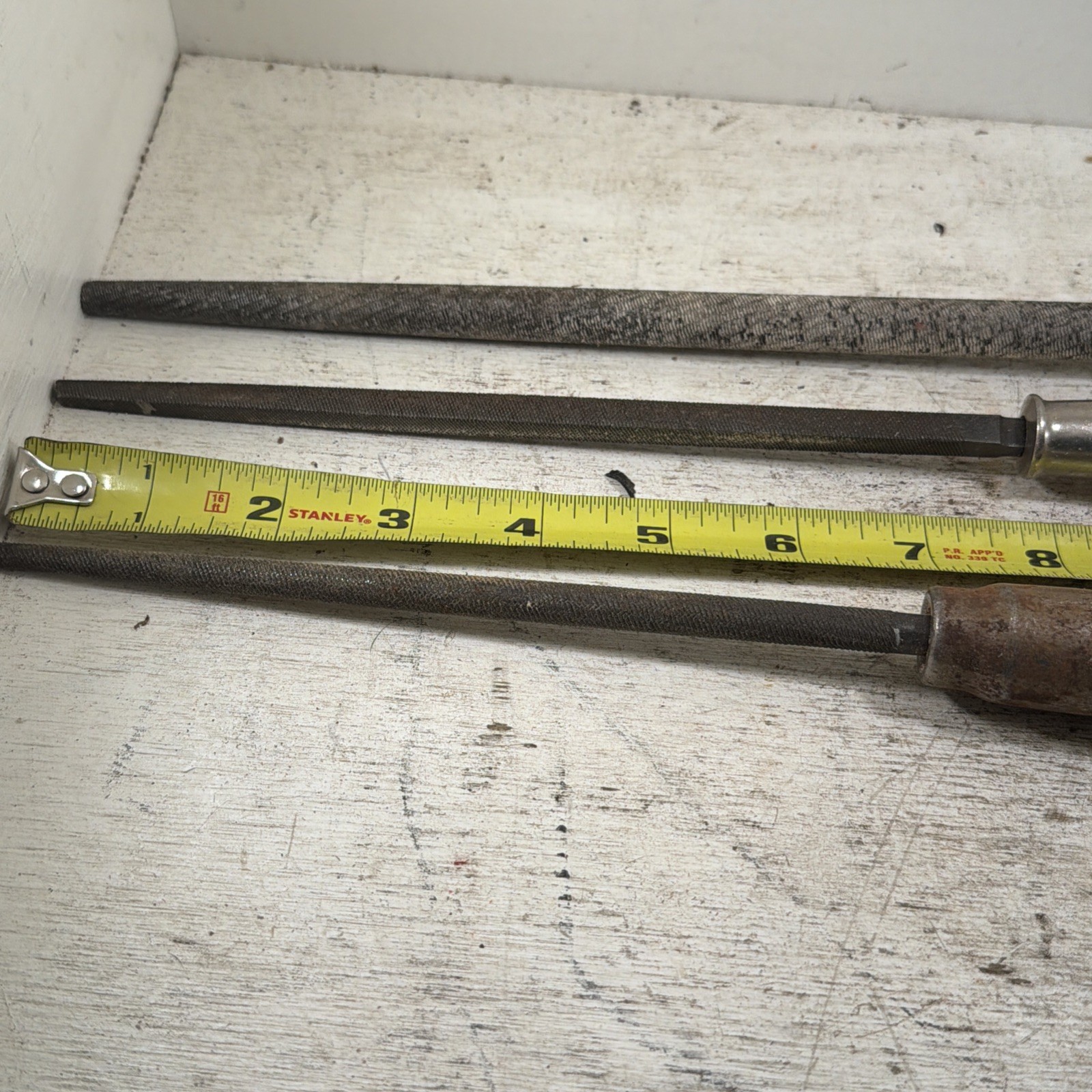12-Antique Vintage Tools Metal MACHINIST BLACKSMITH Files Rasps Wood Nicholson