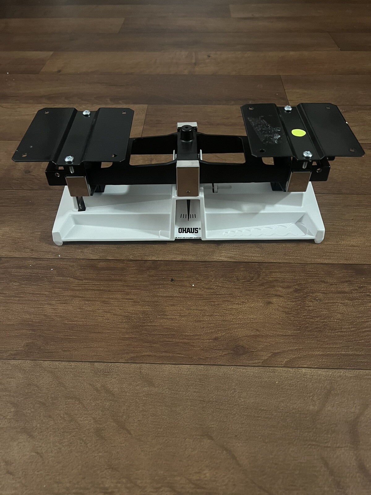 Vintage OHAUS Balance Scale Metal Lab U.S. Pat. No. 212,907-3,527,311