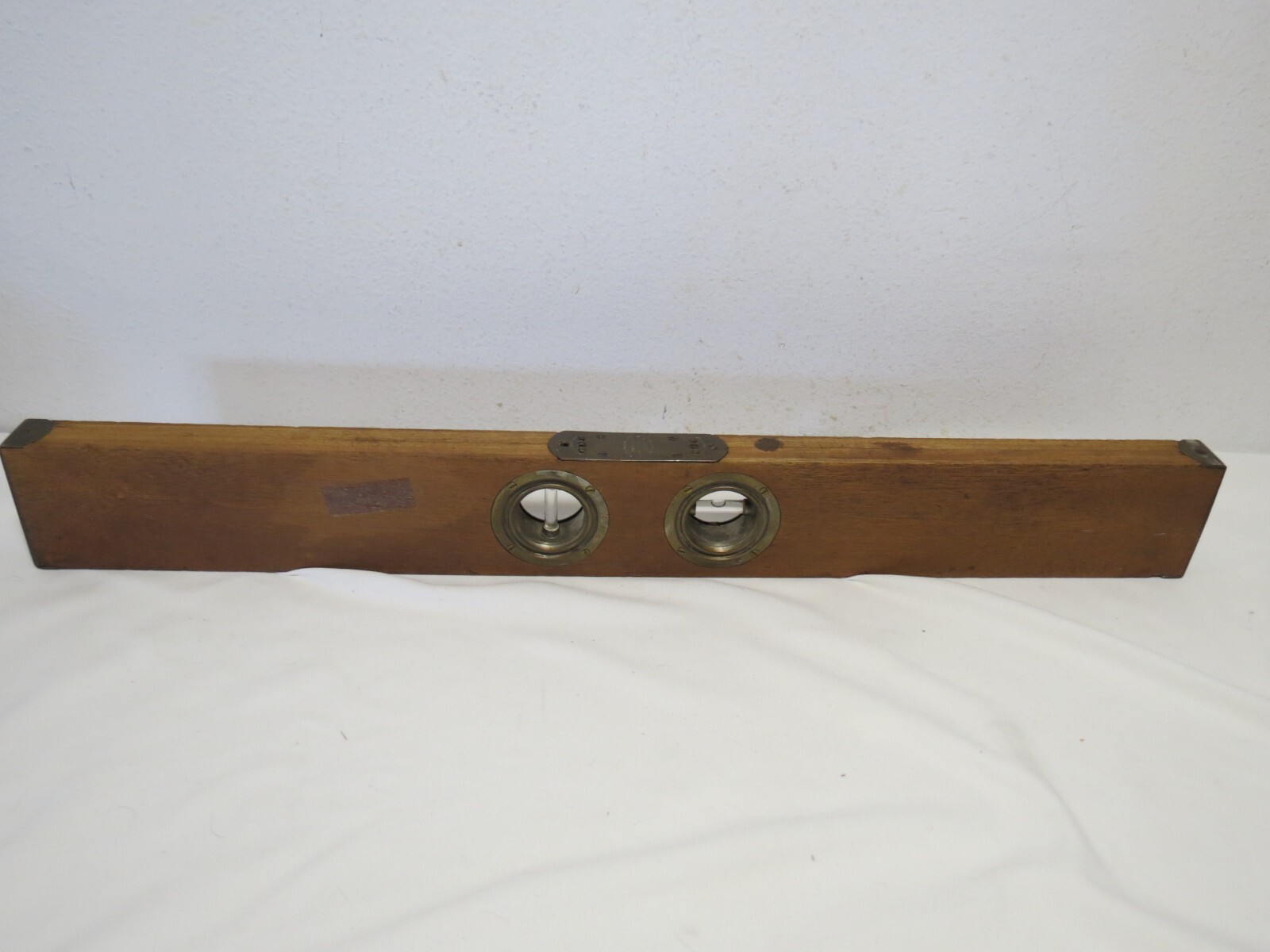 Davis + Cook #2 Antique Wood/Brass Level 30″ Watertown N.Y.
