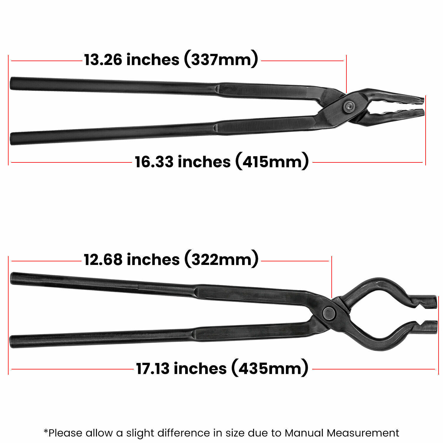 Blacksmith Forge Tools Wolf Jaw Tongs & V-bit Tongs For Knife Making Bladesmith