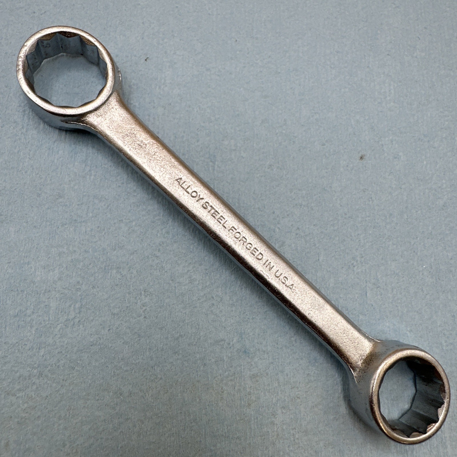 Vintage Husky Tools USA – 5/8” X 11/16” Stubby Double Box Wrench – 6727-A