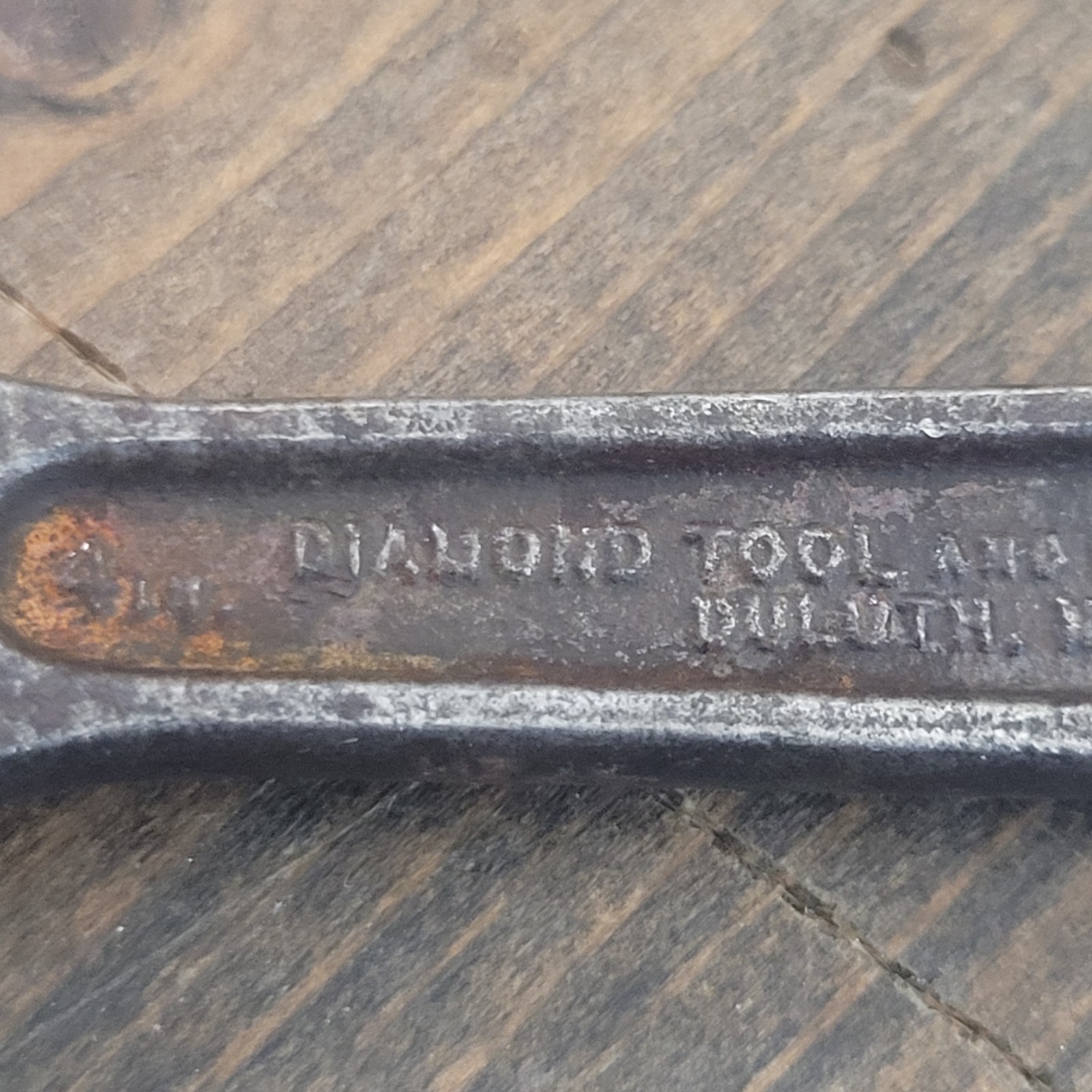 Vintage Diamond Tool and Horseshoe Co. 4″ Adjustable Wrench Forged USA
