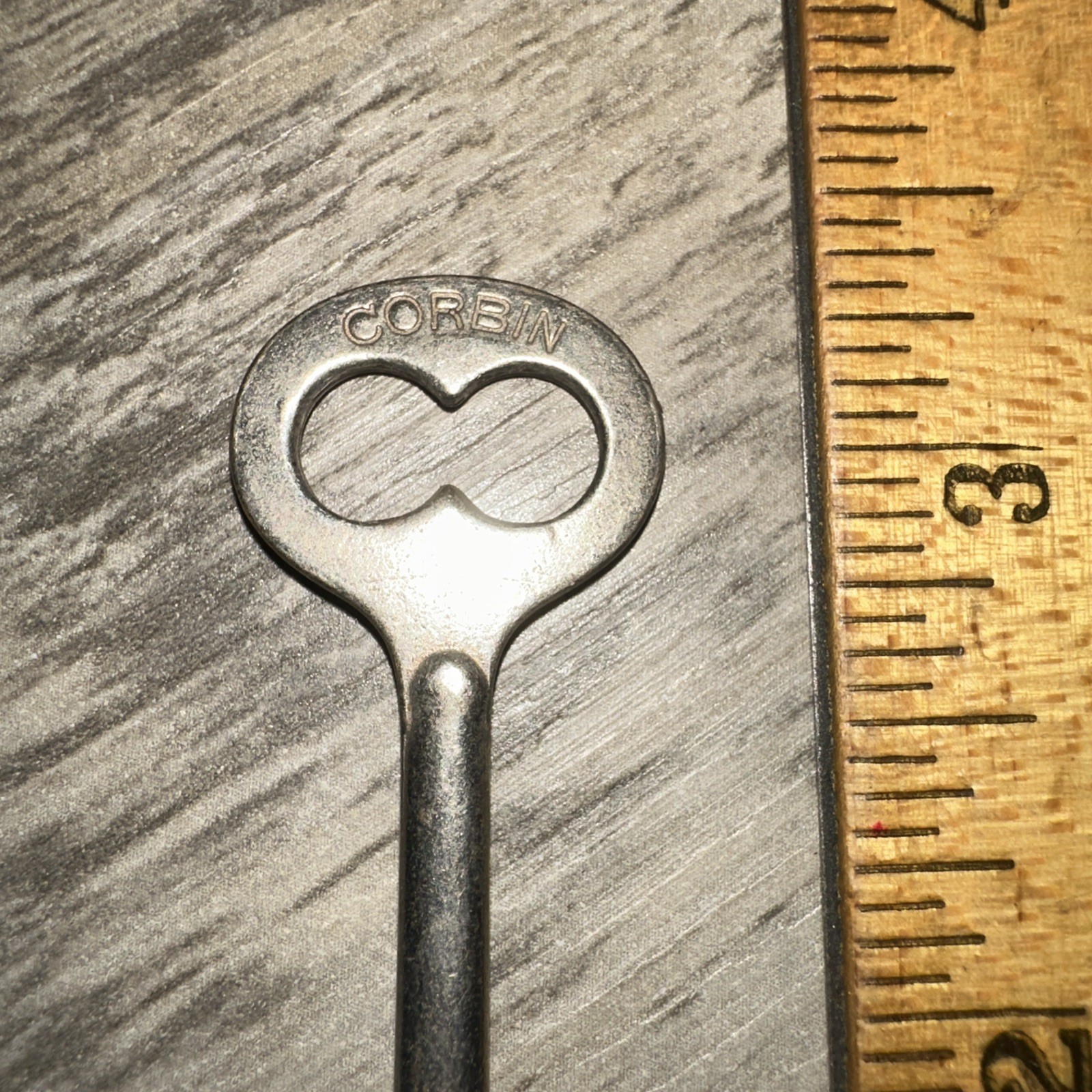 Antique Corbin Skeleton Key, Unique Tip Design Great Shape! ￼