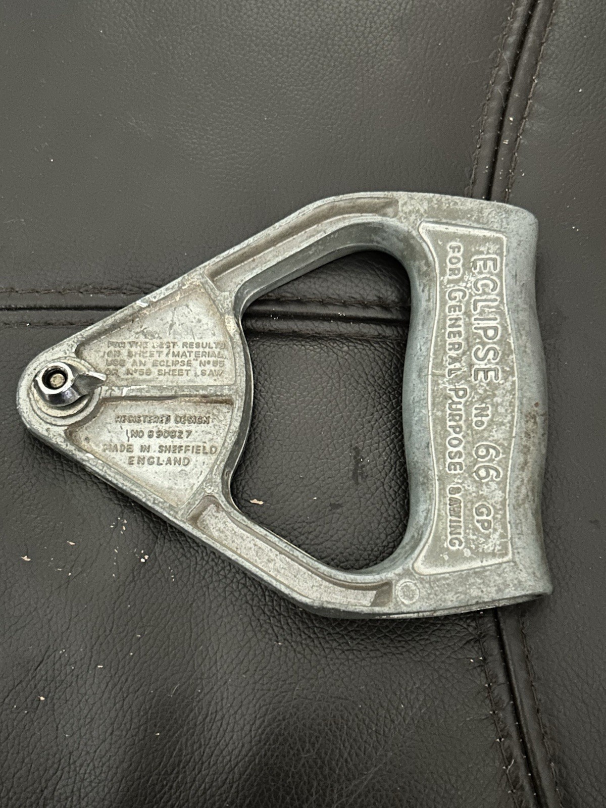 Vintage Eclipse No 66 GP General Purpose Saw Frame Sheffield England/Handle only