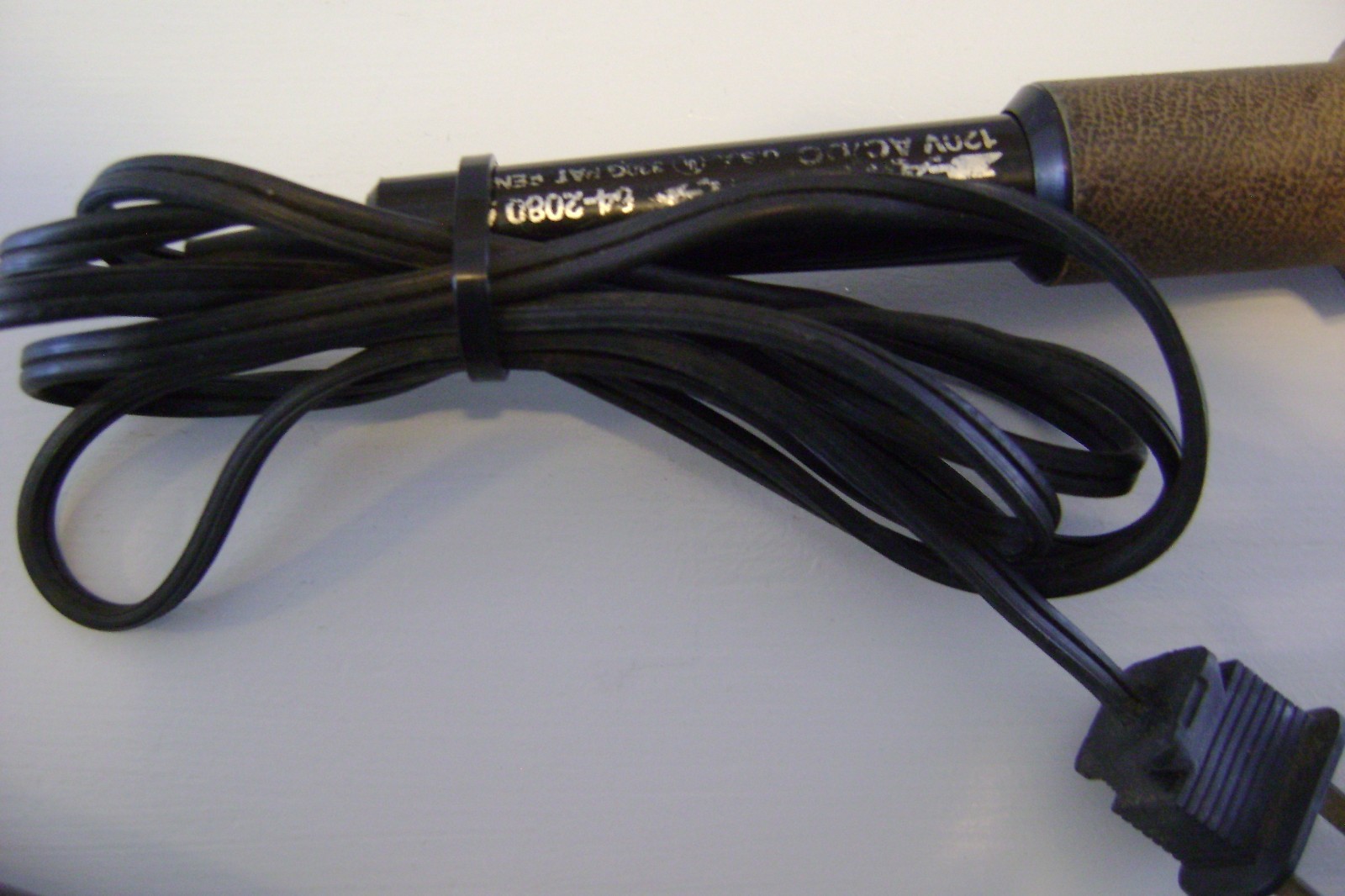 VINTAGETWO SOLDERING IRONS UNMARKED/BRANDED ONE WOOD HANDLE