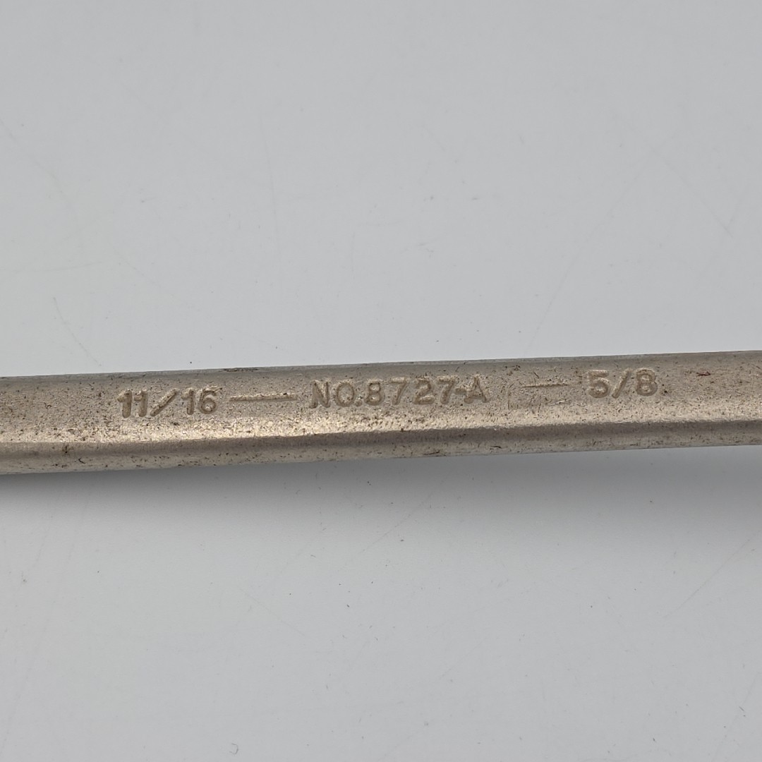 Armstrong 5/8″ X 11/16″ 12 Point Deep Offset Box Wrench Armaloy No. 8727-A USA