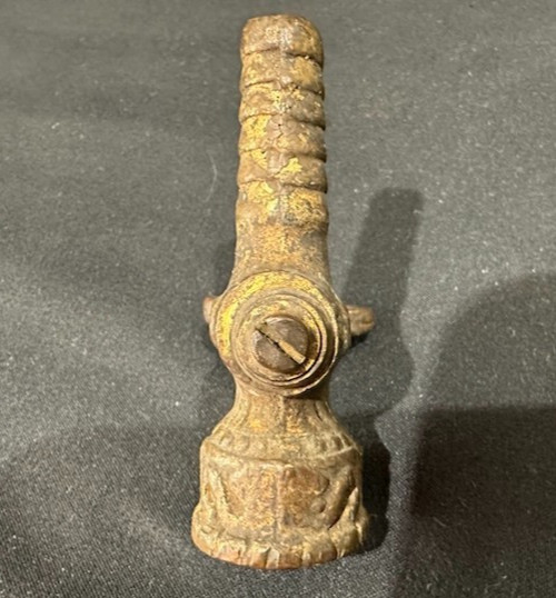 Antique Solid Brass Shut Off Valve / Petcock Vintage Decorative “S” Gas Valve