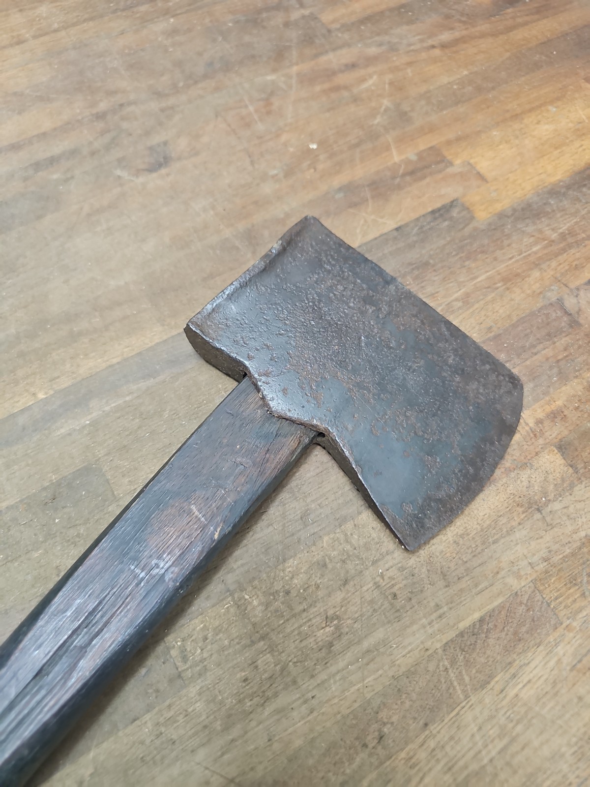 AC18- Antique Hand Forged JB STOHLER AXE Schaefferstown Pa 4 lb 7 oz