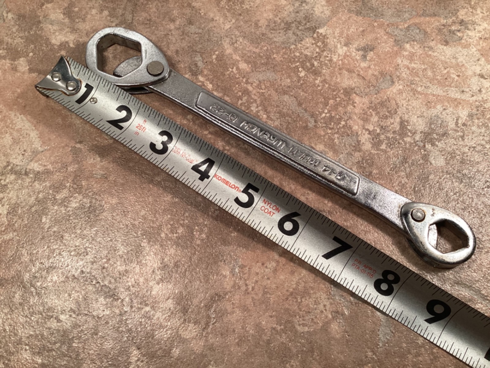 Vtg Multi Wrench Drop 9″ Forged Tool 3/8in.-13/16in. NOS 9mm-14mm & 15mm-22mm