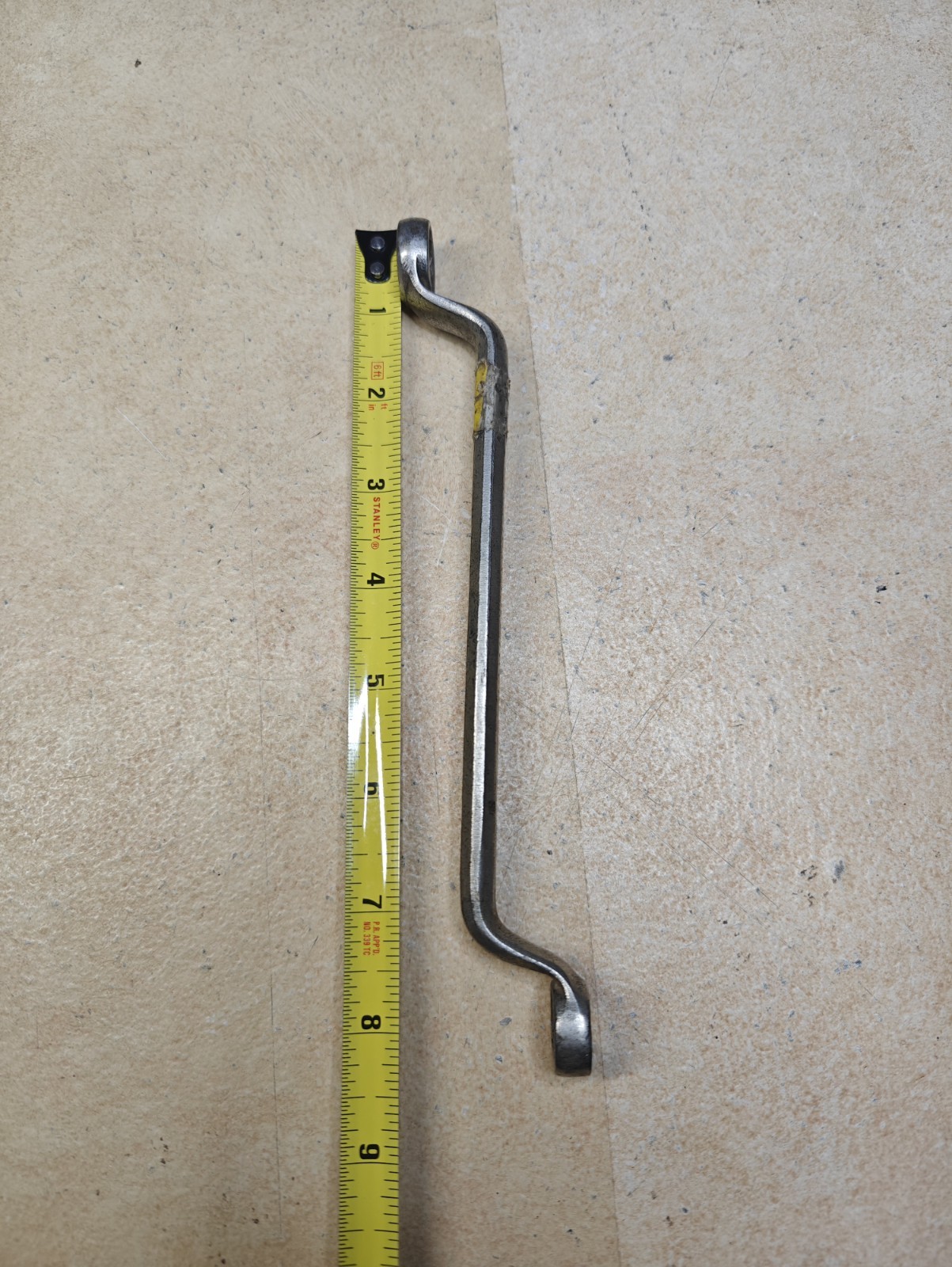 RIVERSIDE Chrome Vanadium Steel Offset Double Box End Wrench 9/15-1/2 Vintage
