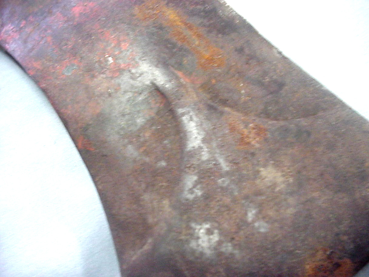 Vintage Falls City Kelly Works 4 lb. 3 oz. Double Bit Axe With Phantom Bevels