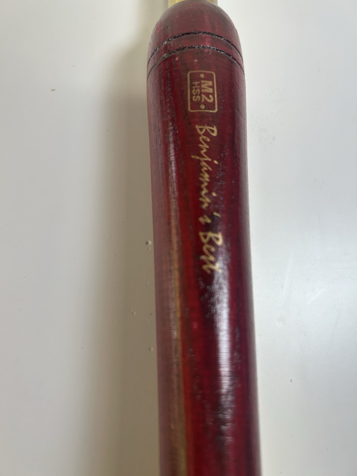 Vintage BENJAMIN’S BEST M2-HSS Wooden Handle Wood Working Tool