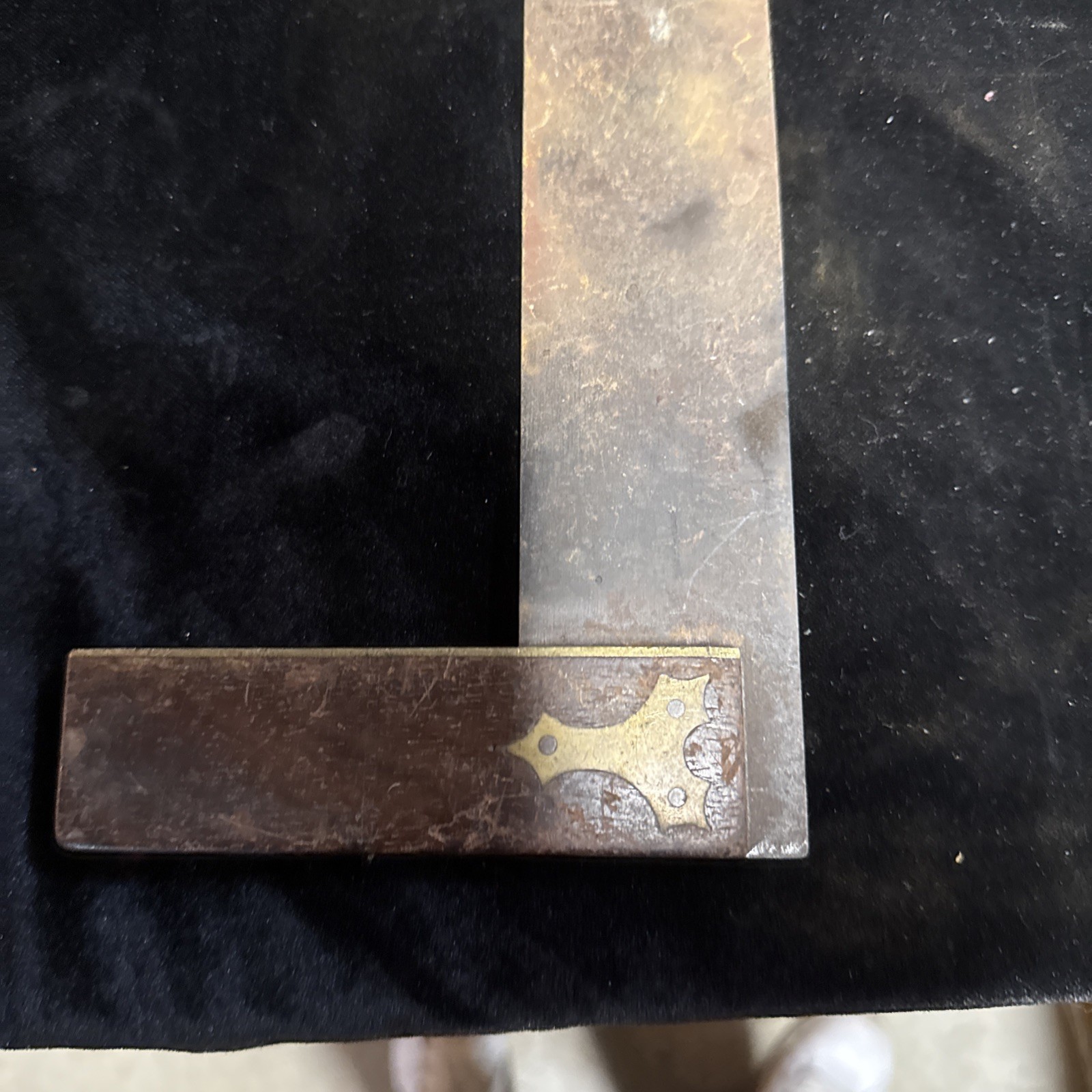 Vintage Carpenters Square 6 INCHES LONG NEEDS A GOOD CLEANING