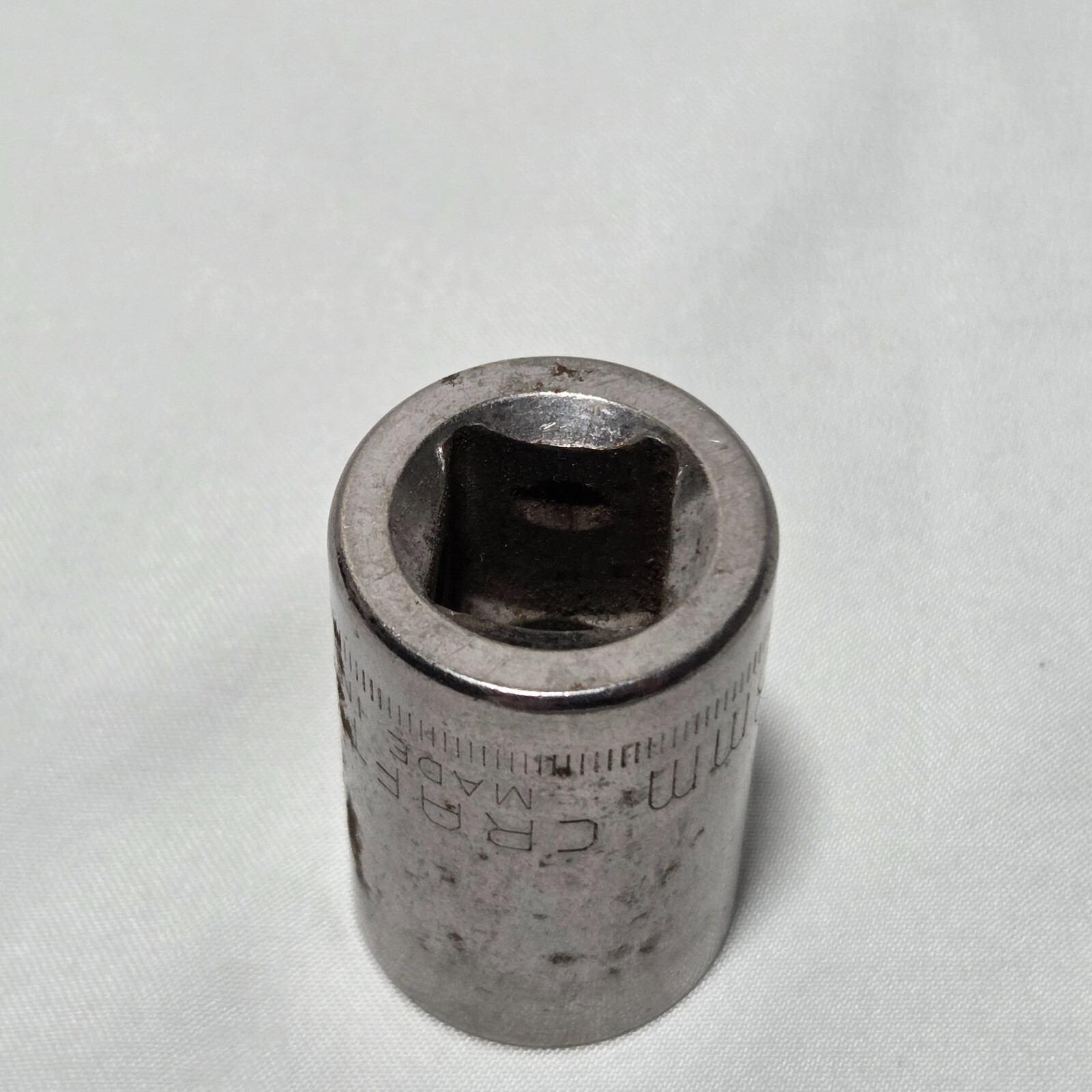 CRAFTSMAN SHALLOW SOCKET -G1- 44228 (reverse), 18mm, 1/2” Drive 6 pt USA