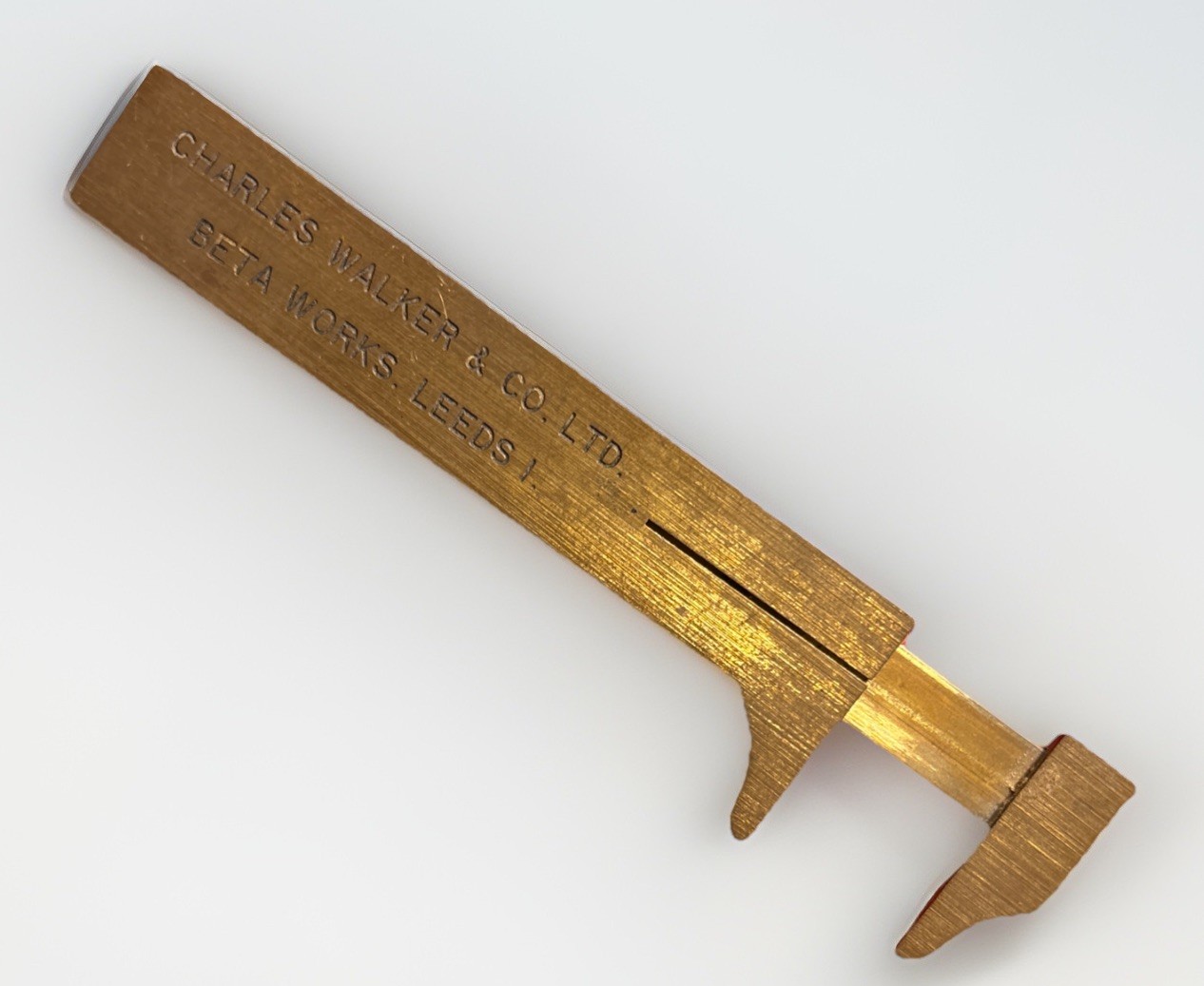 Vintage Brass Vernier No 1466 J Rabone & Sons, Charles Walker & Co Ltd, Leeds