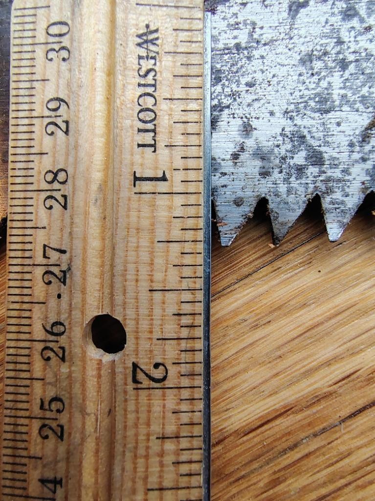Vtg E. C. Atkins & CO. 30″ Docking No. 590 Saw W/ cast Iron malleable +leather