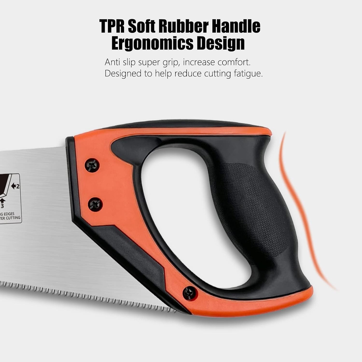 14-Inch Ergonomic Hand Saw with High Carbon Steel Blade – Effortless Precision