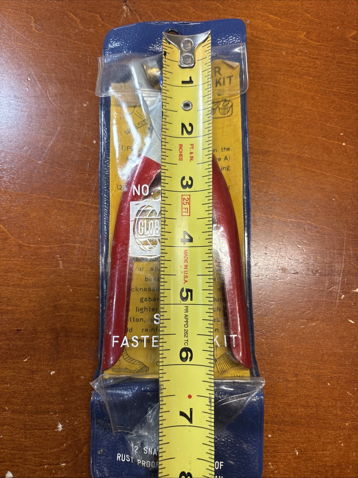NEW NOS Vintage Globemaster No. 59510 Snap Fastener Tool Japan Great Tool