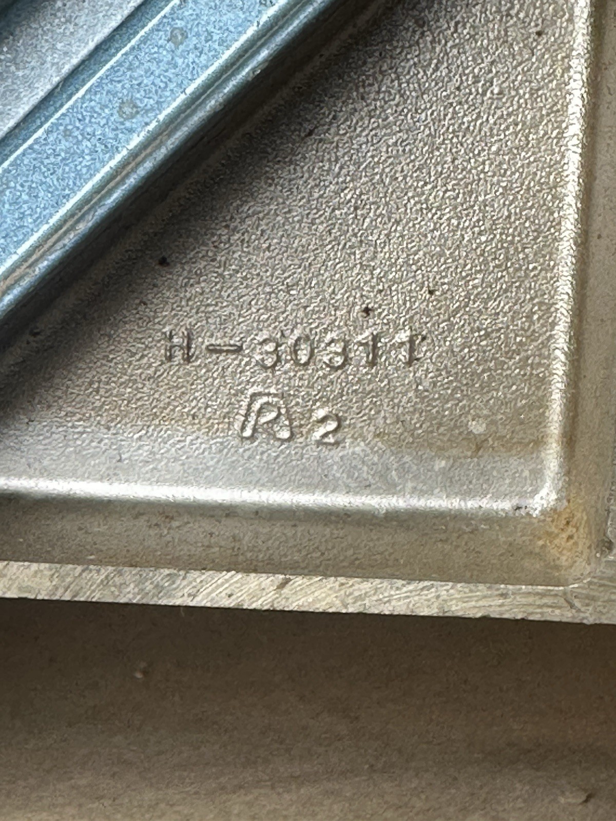 Vintage Cast Iron Miter Box Miter Box Blue Yellow Adjustable Angle Heavy Duty