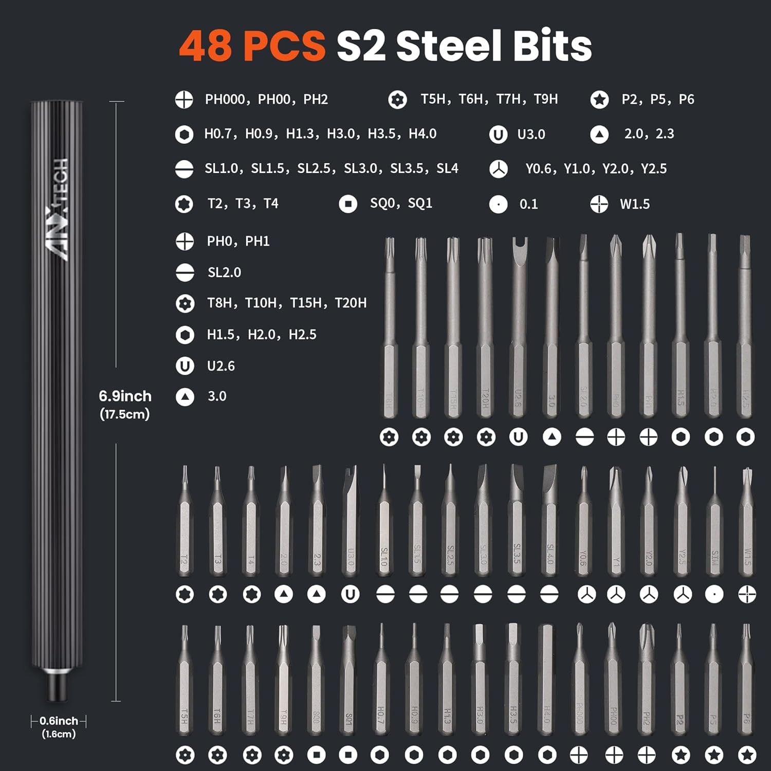 52in 1 Mini Power Precision Screwdriver Electric Cordless Repair Tool Kit Set