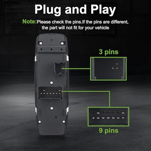4602863AB Driver Power Window Switch for Dodge Ram 1500 2500 3500 2009 2010