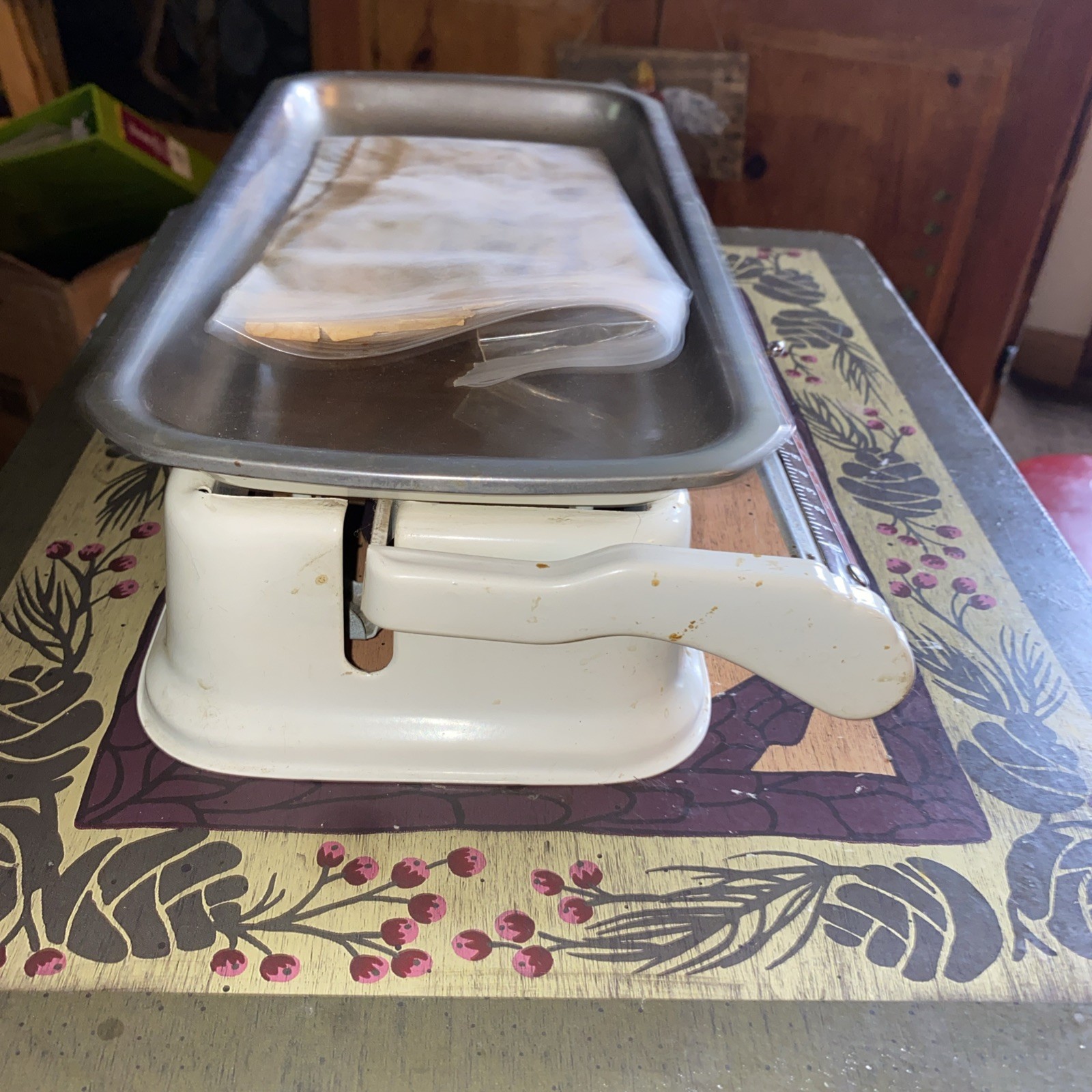 ⚖️Vintage ZENITH German Made Kitchen Scale 1960’s With Paperwork READ