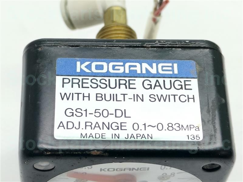 Koganei GS1-50-DL GS150DL Pressure Gauge With Built-In Switch 0.1-0.83MPa DC30V