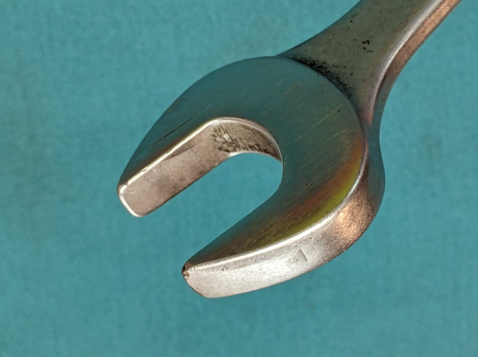 Bonney BON-E-CON ZE2830 Wrench 7/8 x 15/16 Open End USA Vintage Satin Polished