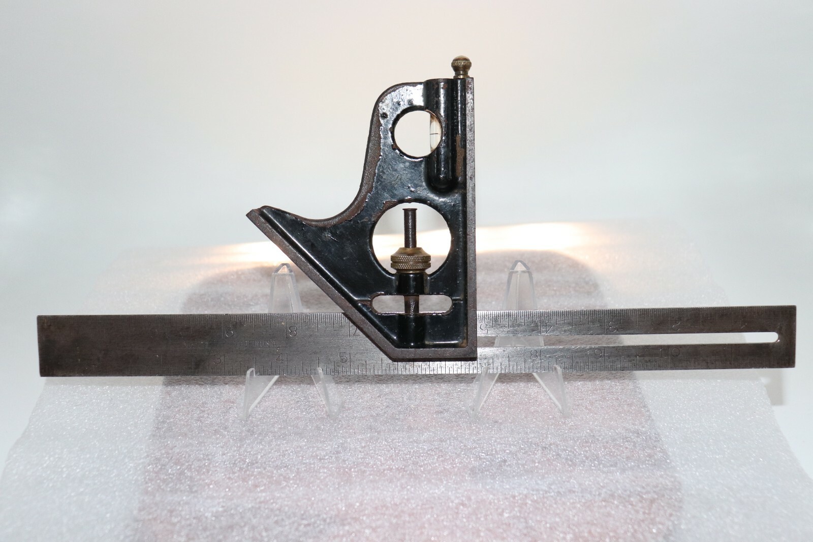 Vintage Stanley No. 21 Sliding Adjustable Combination Square 12″ Rule