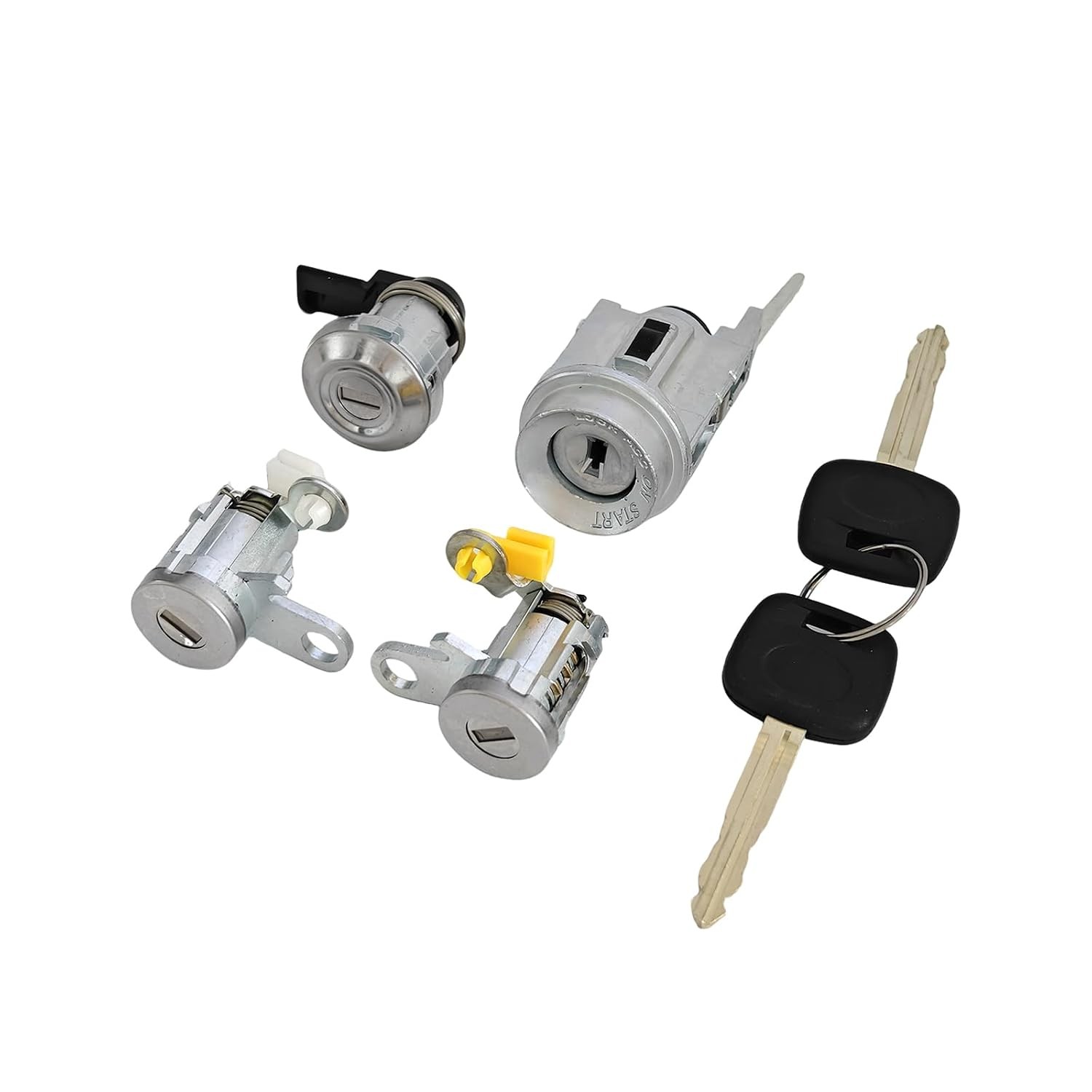 Ignition Lock Cylinder and Door Lock Set with 2 Keys | Complete Kit for Toyota T