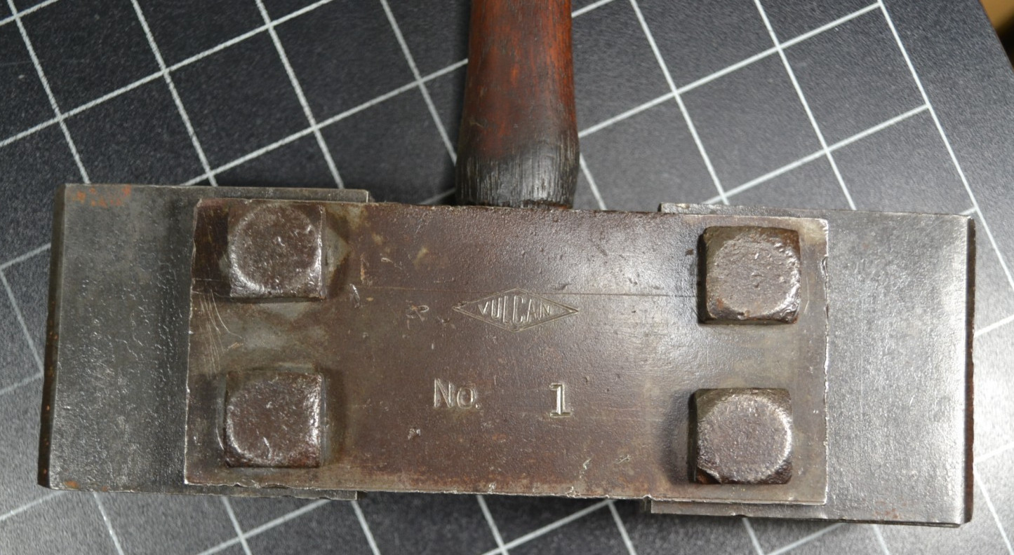 VULCAN – No 1 – GRANITE WORKERS SCOTIA HAMMER – VERY RARE TOOL IN FANTASTIC COND