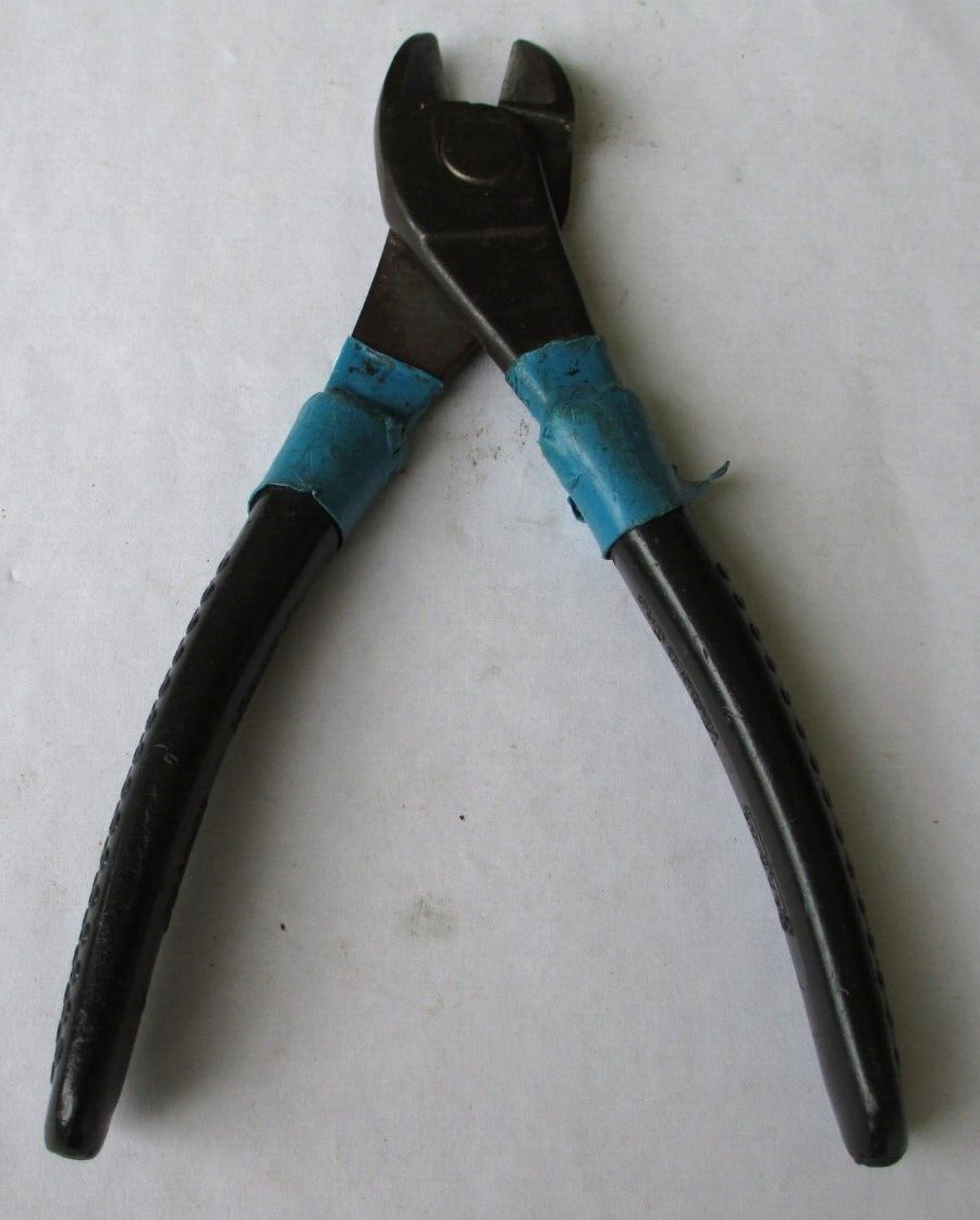 Vintage Snap-on 387C Vacuum Grip Diagonal Cutter Pliers 7-1/4″ Long