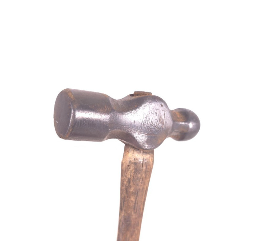 EARLY V & B VAUGHN 4 0.Z BALL PEEN HAMMER, JEWLERS