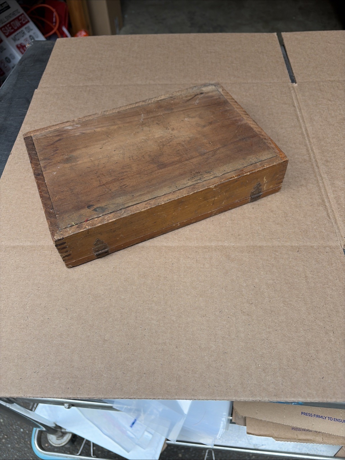 6 Pcs Vintage Irwin Auger Bit Set In Wooden Storage Box # 12, 10, 8, 6, 5, 4
