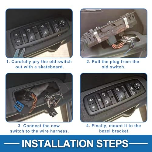 Power Window Switch No.8KD959855 Passenger Side Window Control Switch for Audi