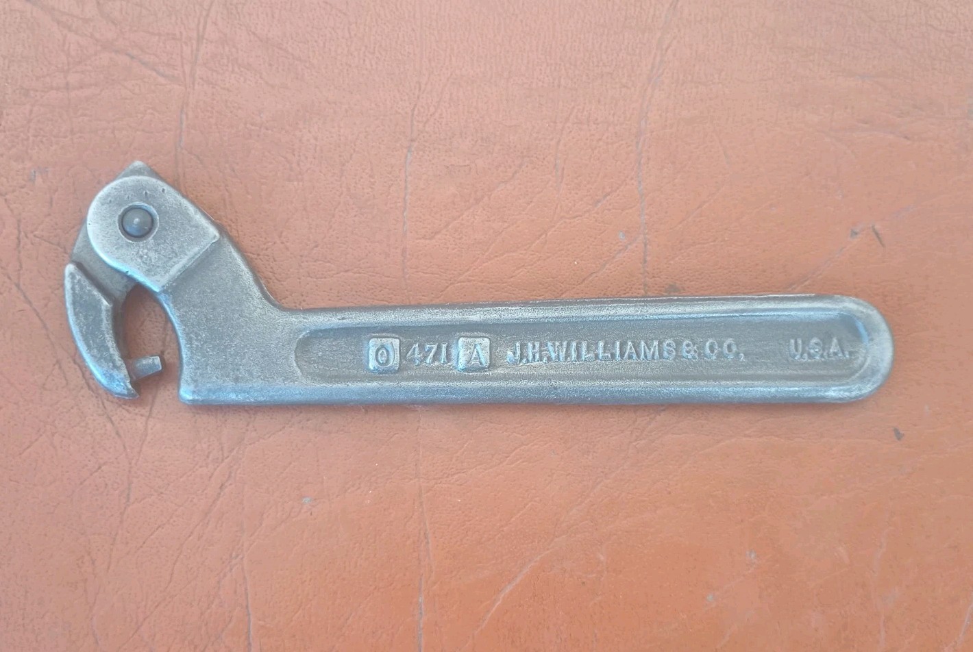 Williams 0- 471-A Adjustable Spanner Wrench USA MADE TOOL quality