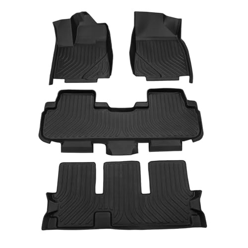 Floor Mats for Toyota Highlander 7/8 Seats 2014-2019, All Weather Floor