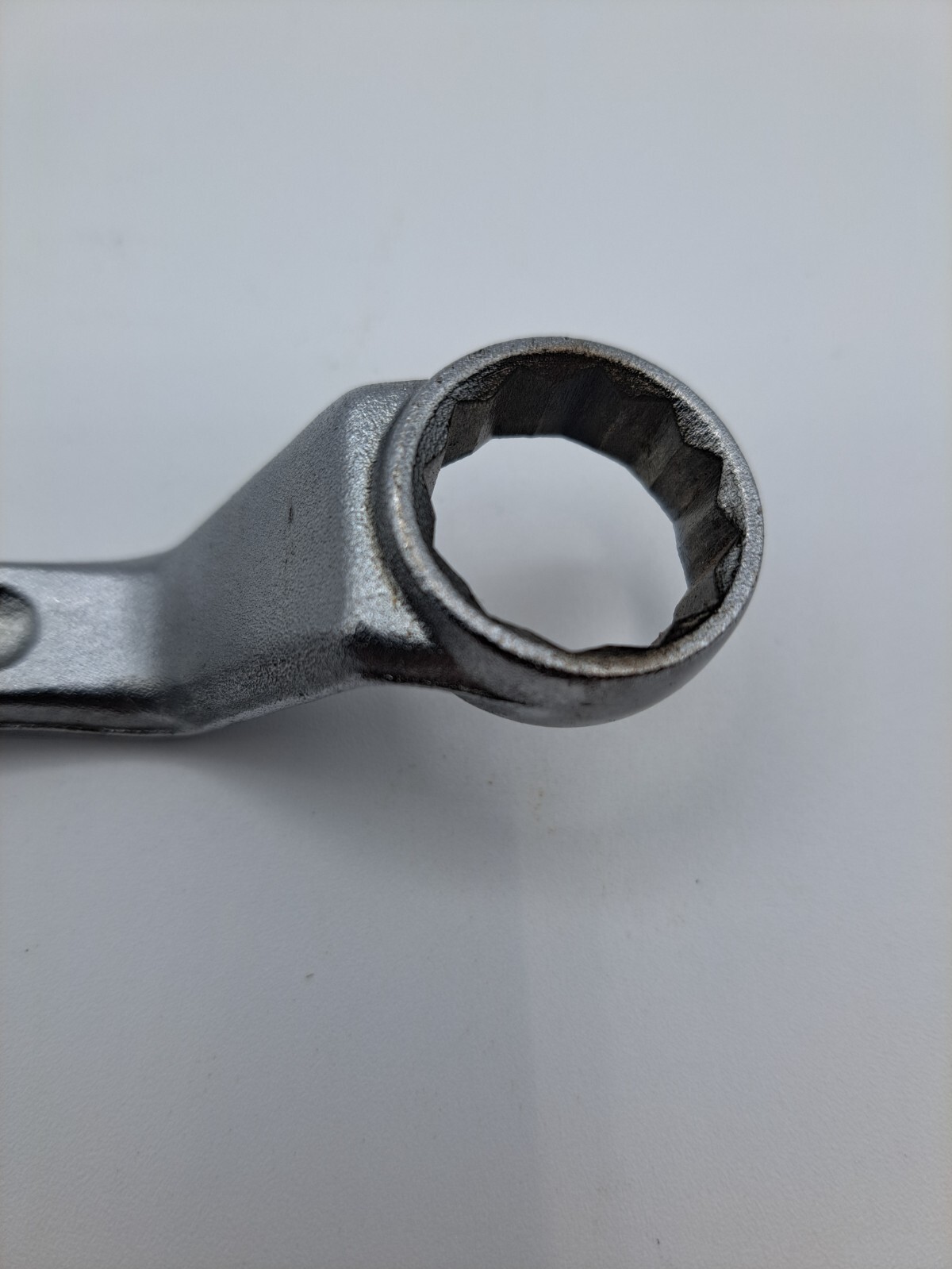 Vintage Forged Steel 3/4 x 25/32 Deep Offset Box End Wrench, Made in USA