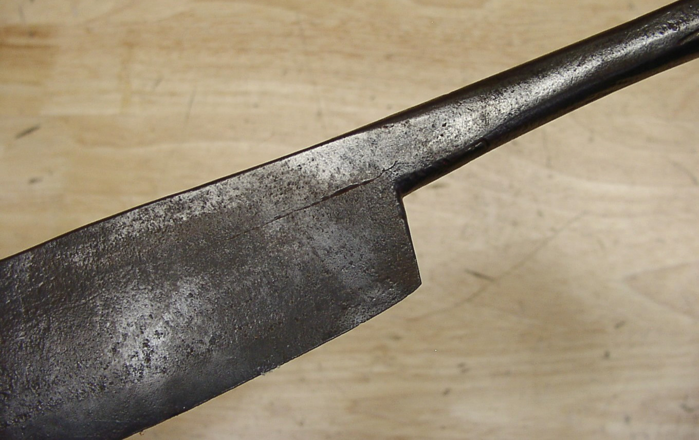 HUGE Antique Cast Steel Draw Knife25-7/16″ OAL,1-1/16″ X 16-1/8″ Edge,VGC