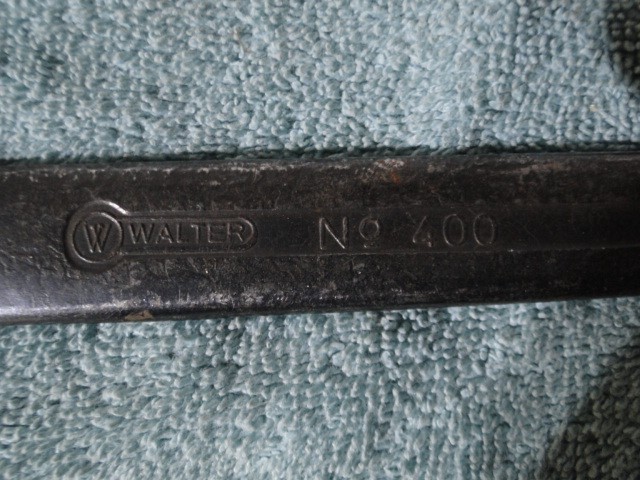 Vintage Walter No. 400 Open End Wrench 27mm–30mm Chrom–Vanadium 11-3/4″ Long