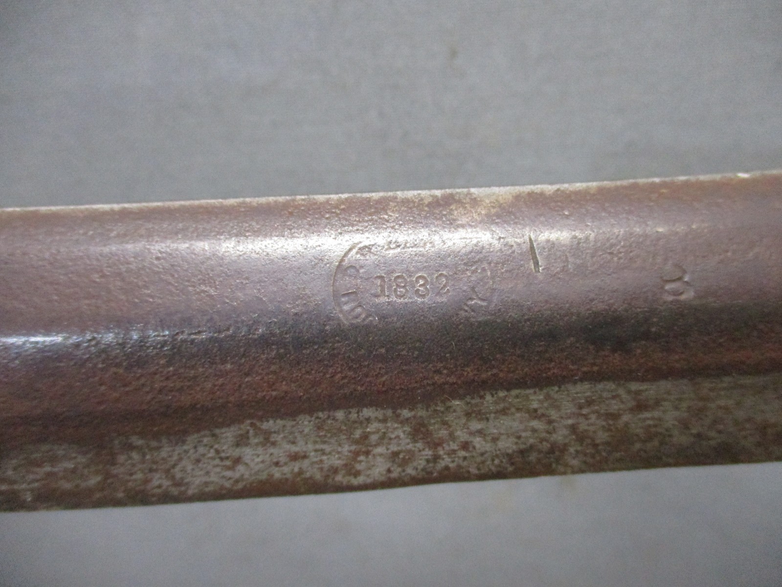 Antique D. R. Barton 1832 Draw Knife 8” Blade 17” Overall Wood Handles