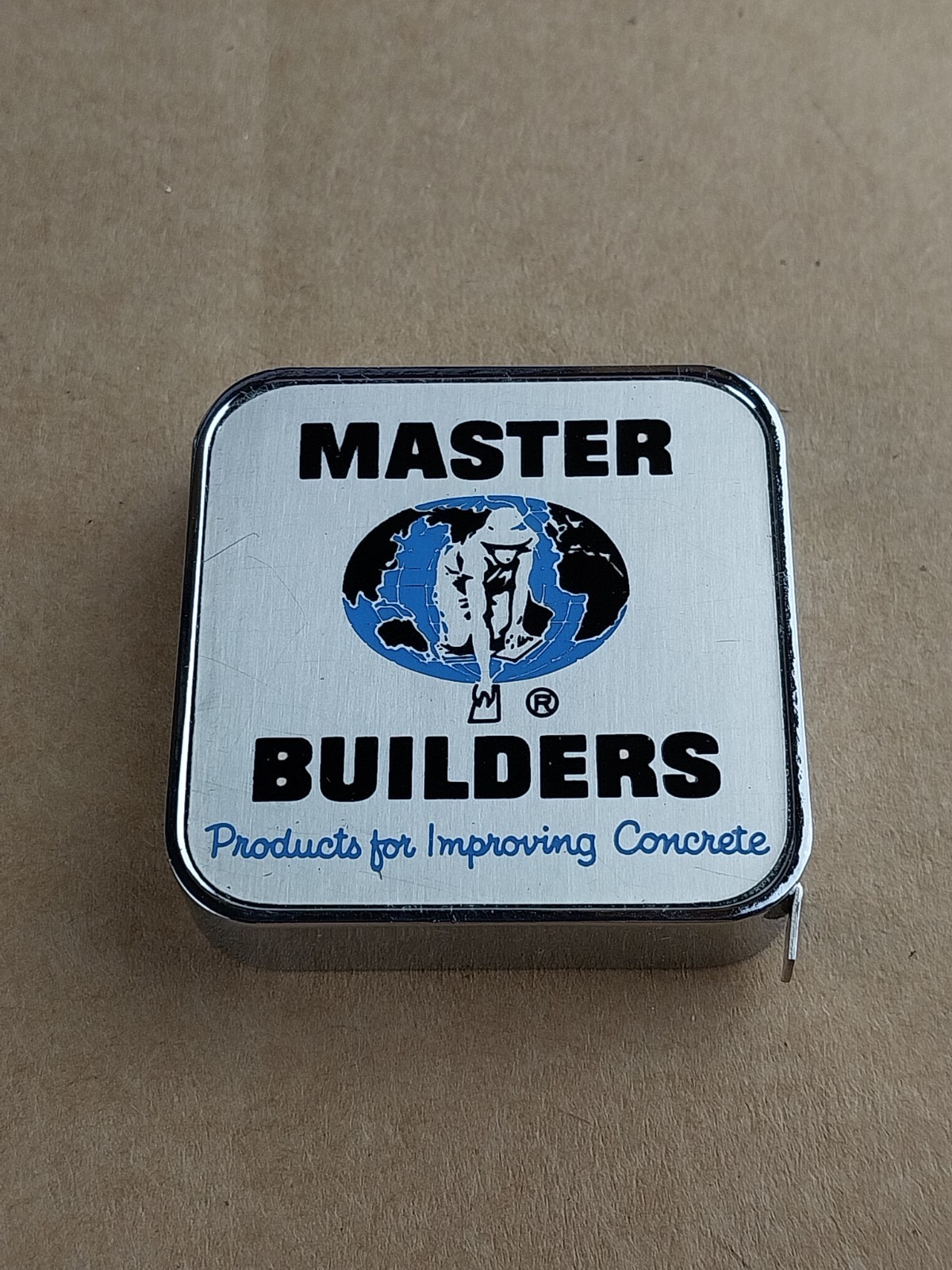 Vintage Master Builders Advertising Tape Measure By Barlow NOS