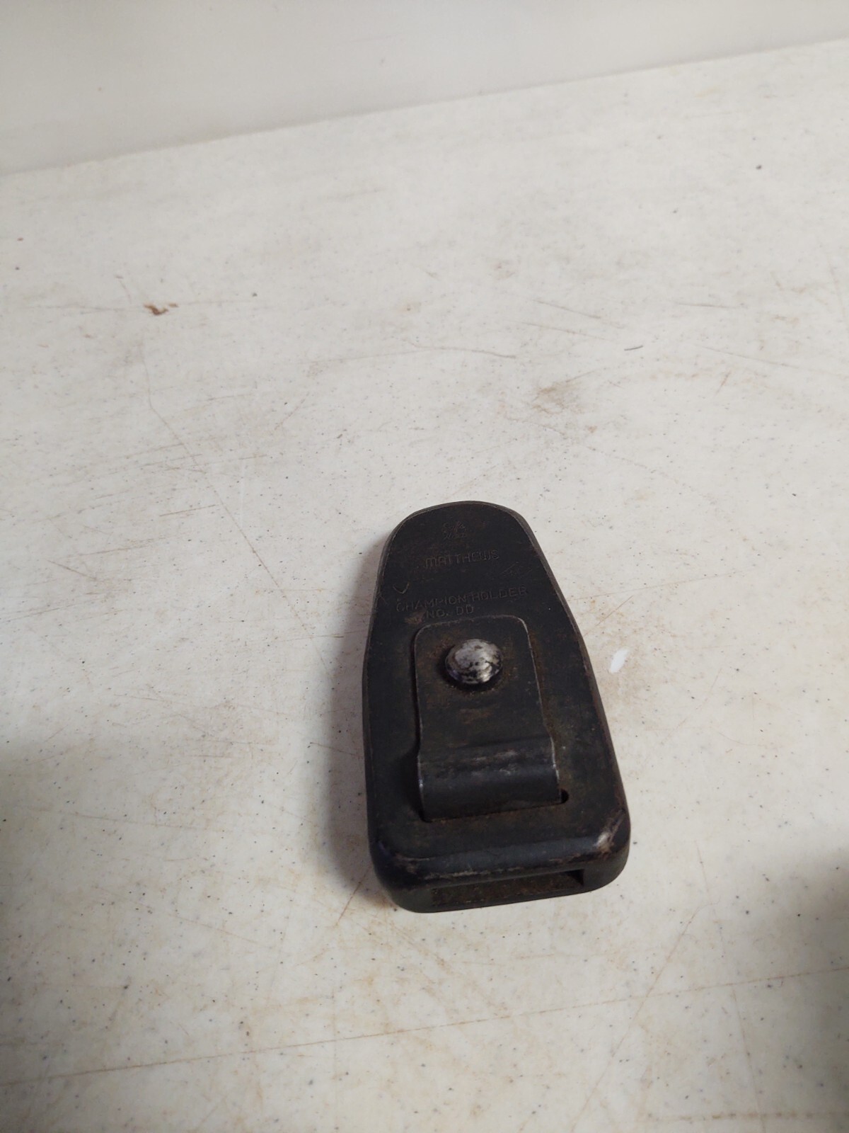 Matthews 1/16” Metal Stamp Safe Hed Champion Holder EE Very Good Pre Owned Cond